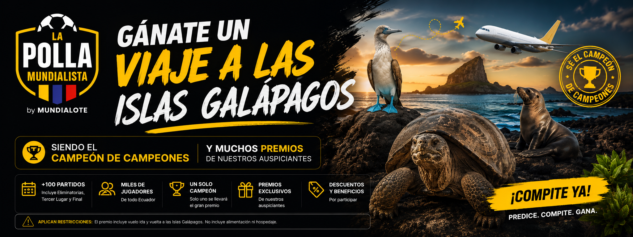 Gánate un viaje a las Islas Galápagos
